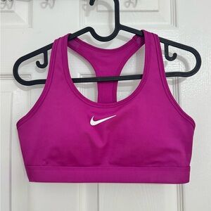Nike Pink Performance Sports Bra Medium Support
